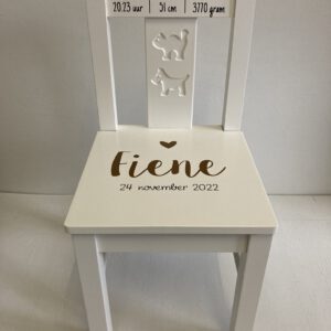 Stoeltje met dieren